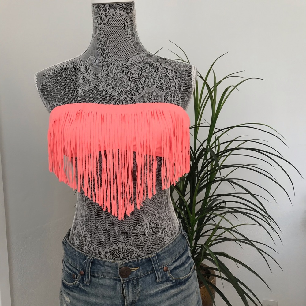 Fringe bikini top!